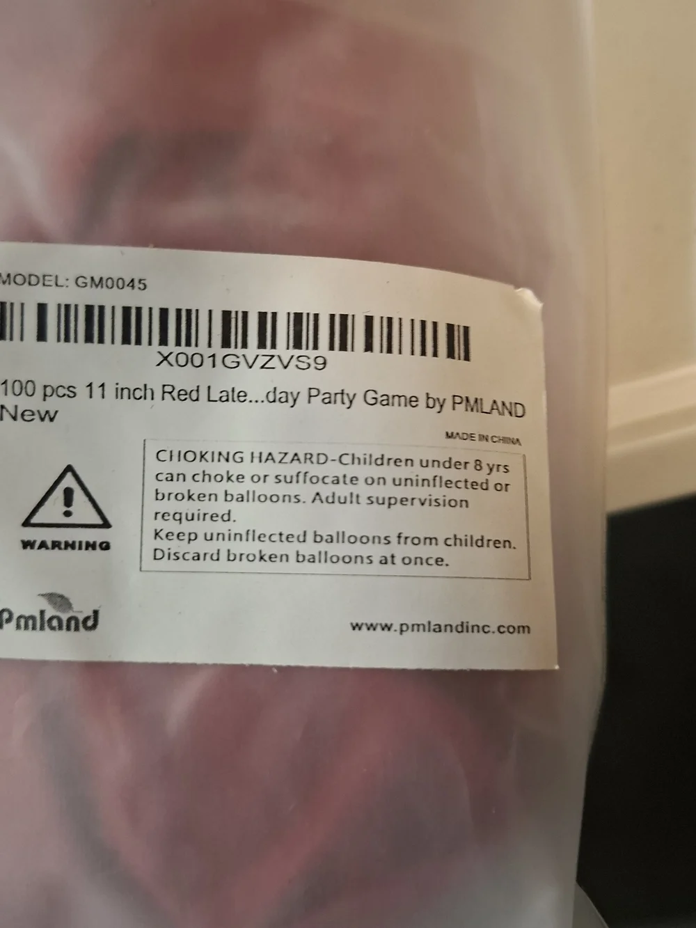 Red Balloons 11 Inch- 100 Pack